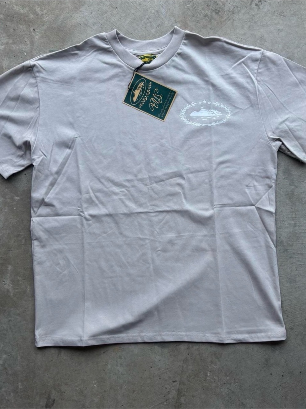 Corteiz Men's Logo T-Shirt in Light beige